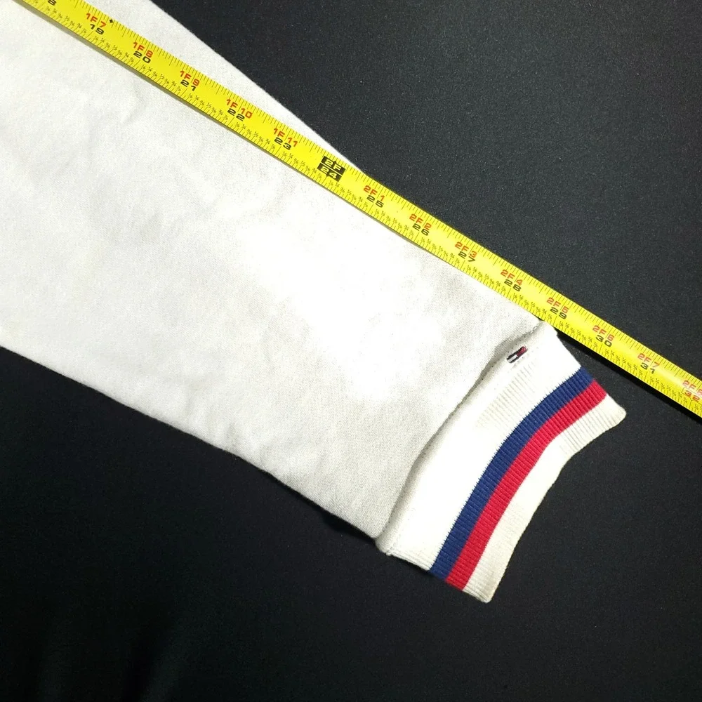 Tommy Hilfiger Jacket Mens XXL Navy White Varsity Bomber H 1985 Logo Preppy‎